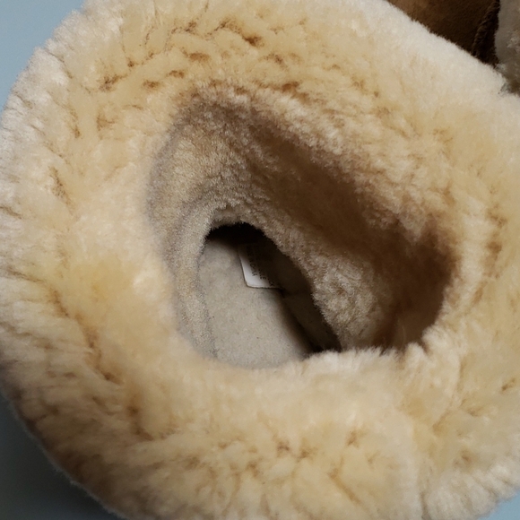 Australian Boot Company MENS /UNISEX Chestnut Suede/Sheepskin Boots